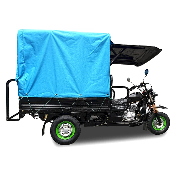 Blue Canopy 3-wheel Motorcycle Cargo price