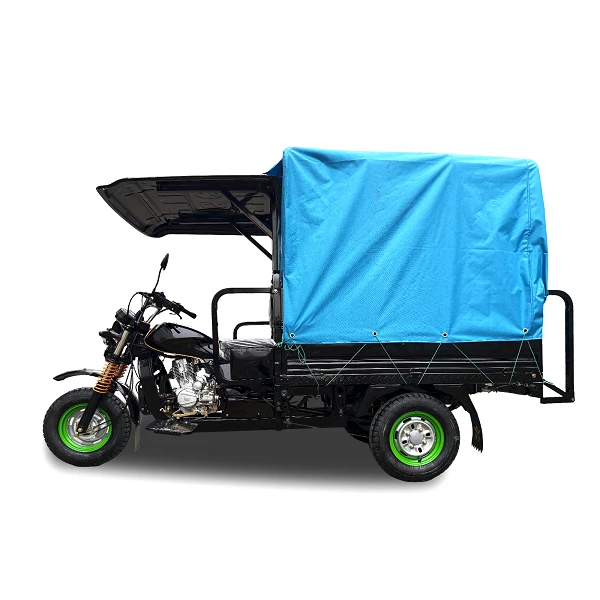 Blue Canopy 3-wheel Motorcycle Cargo suppliers